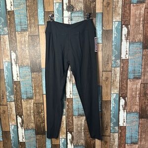 Satina Plus Size Black Leggings